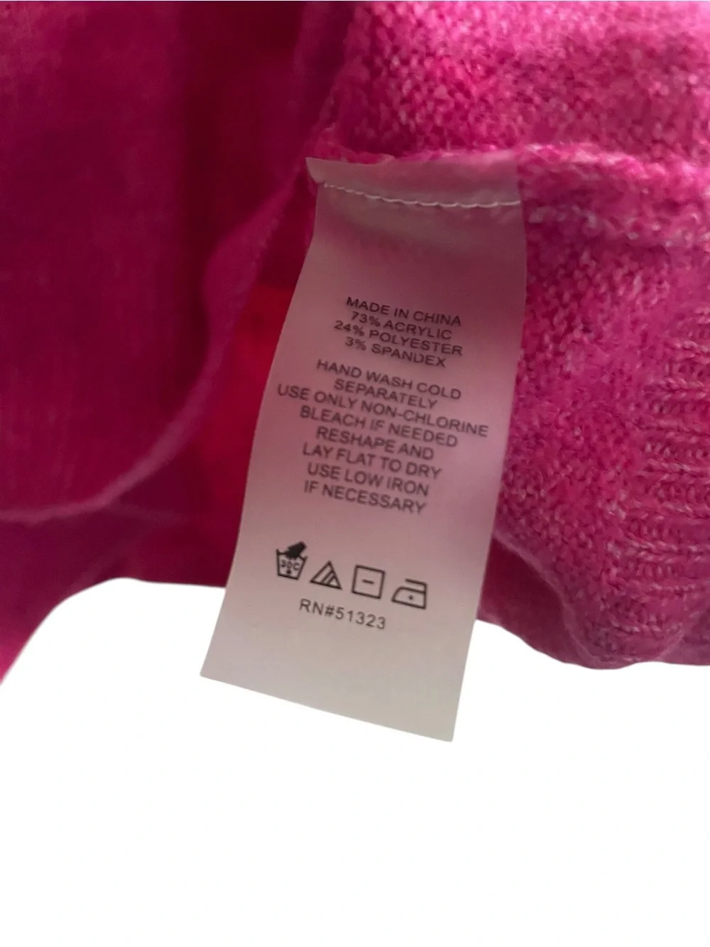 Vince Camuto  Pink Heart Crewneck Sweater EUC